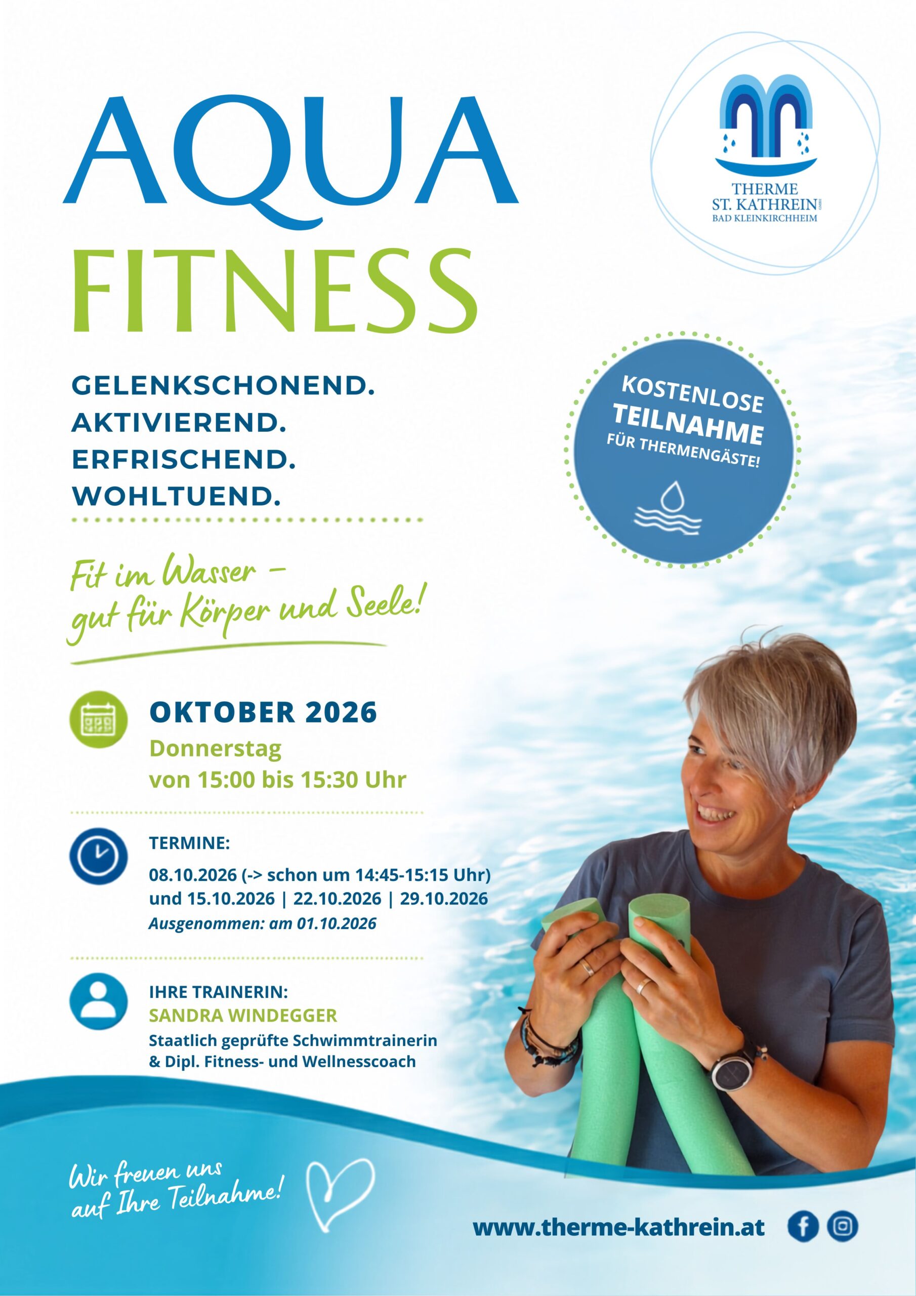 Aqua Fitness Oktober 2026 neu